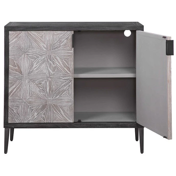 Uttermost Laurentia Modern Lodge 2 Door Cabinet - Image 4