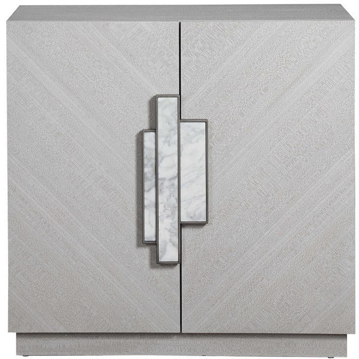 Uttermost Viela Contemporary Gray 2 Door Cabinet