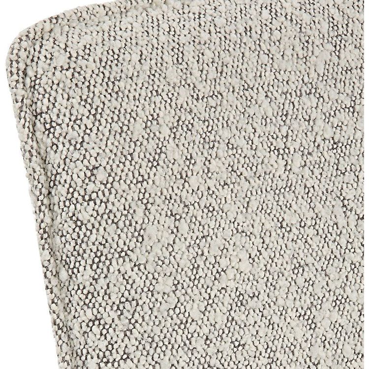 Uttermost Jacobsen Gray Boucle Fabric With Aged Black Iron Dining Chair - Image 8