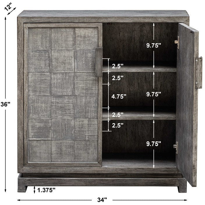 Uttermost Hamadi Contemporary 2 Door Cabinet - Image 8