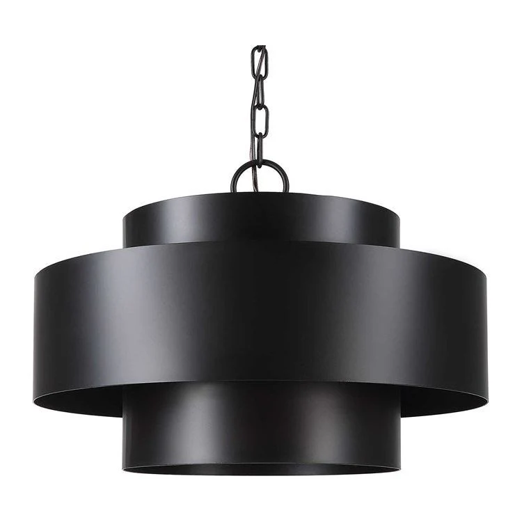 Uttermost Youngstown Dark Bronze Inter-Stacked Cylinders 4 Light Pendant - Image 3