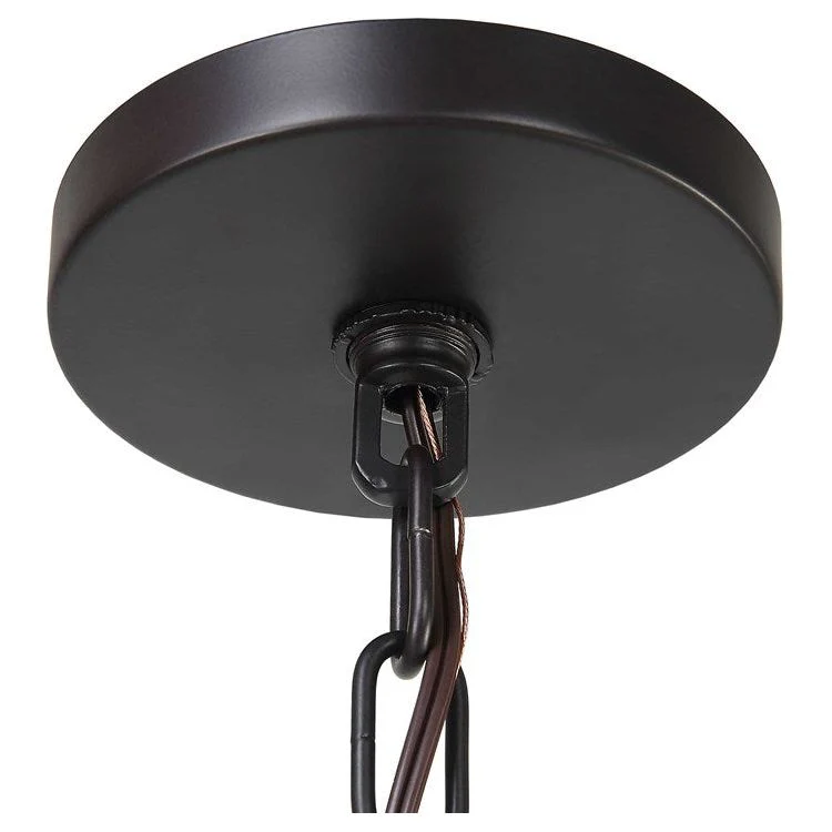 Uttermost Youngstown Dark Bronze Inter-Stacked Cylinders 4 Light Pendant - Image 8