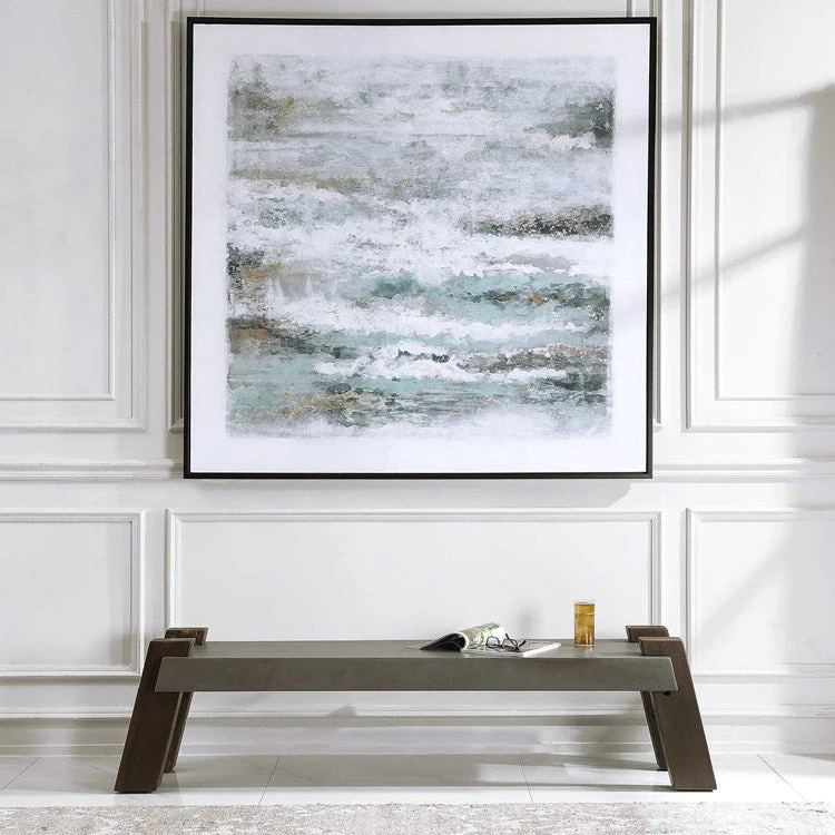 Uttermost Lavin Reclaimed Wood Industrial Modern Bench