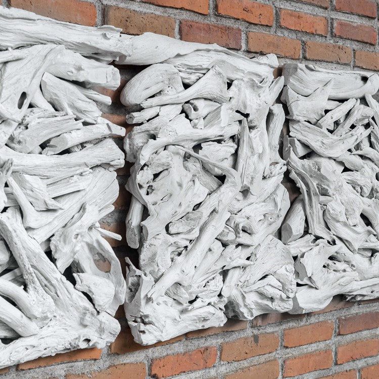 Uttermost Rio Whitewashed Teak Branches Wood Wall Panel - Image 5