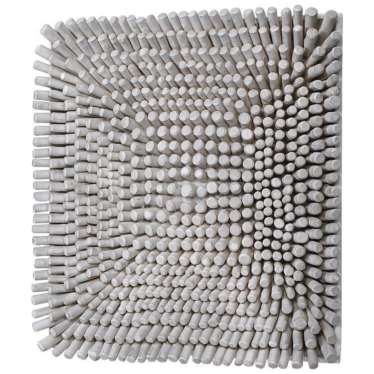 Uttermost Portside Gray Glazed Beech Wood Wall Panel - Image 5