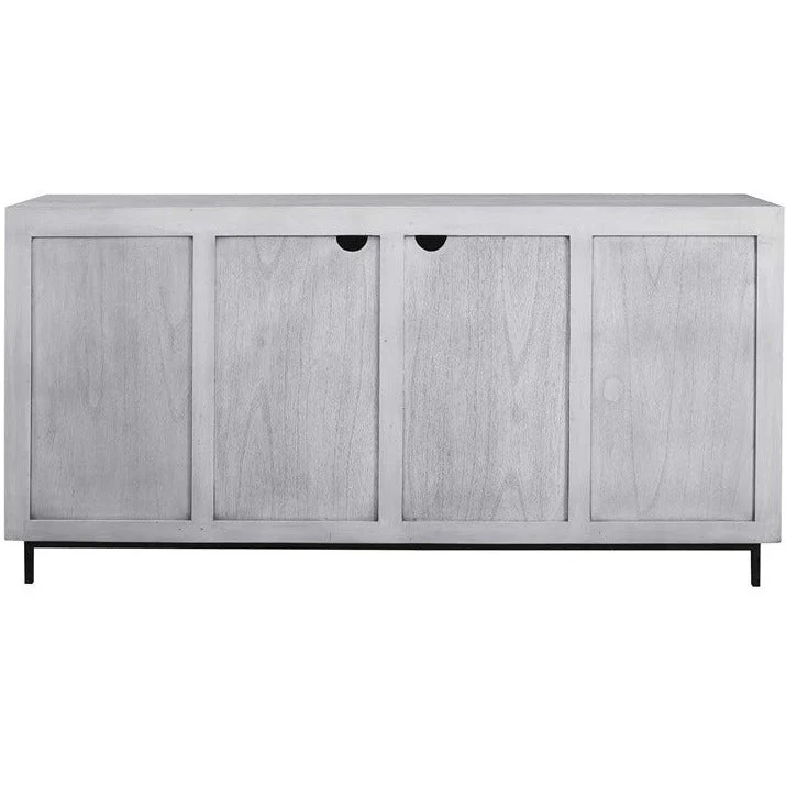 Uttermost Checkerboard 4 Door Cabinet - Image 6