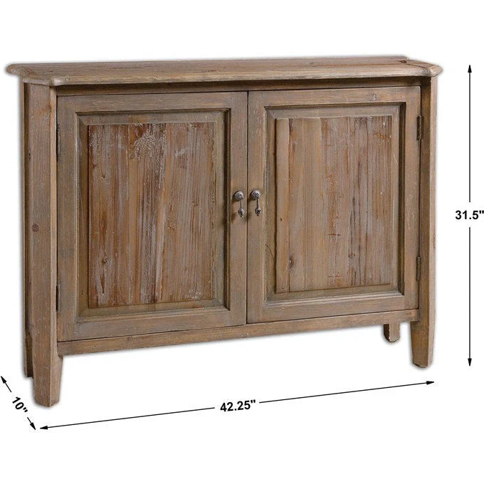 Uttermost Altair Reclaimed Wood 2 Door Cabinet - Image 8
