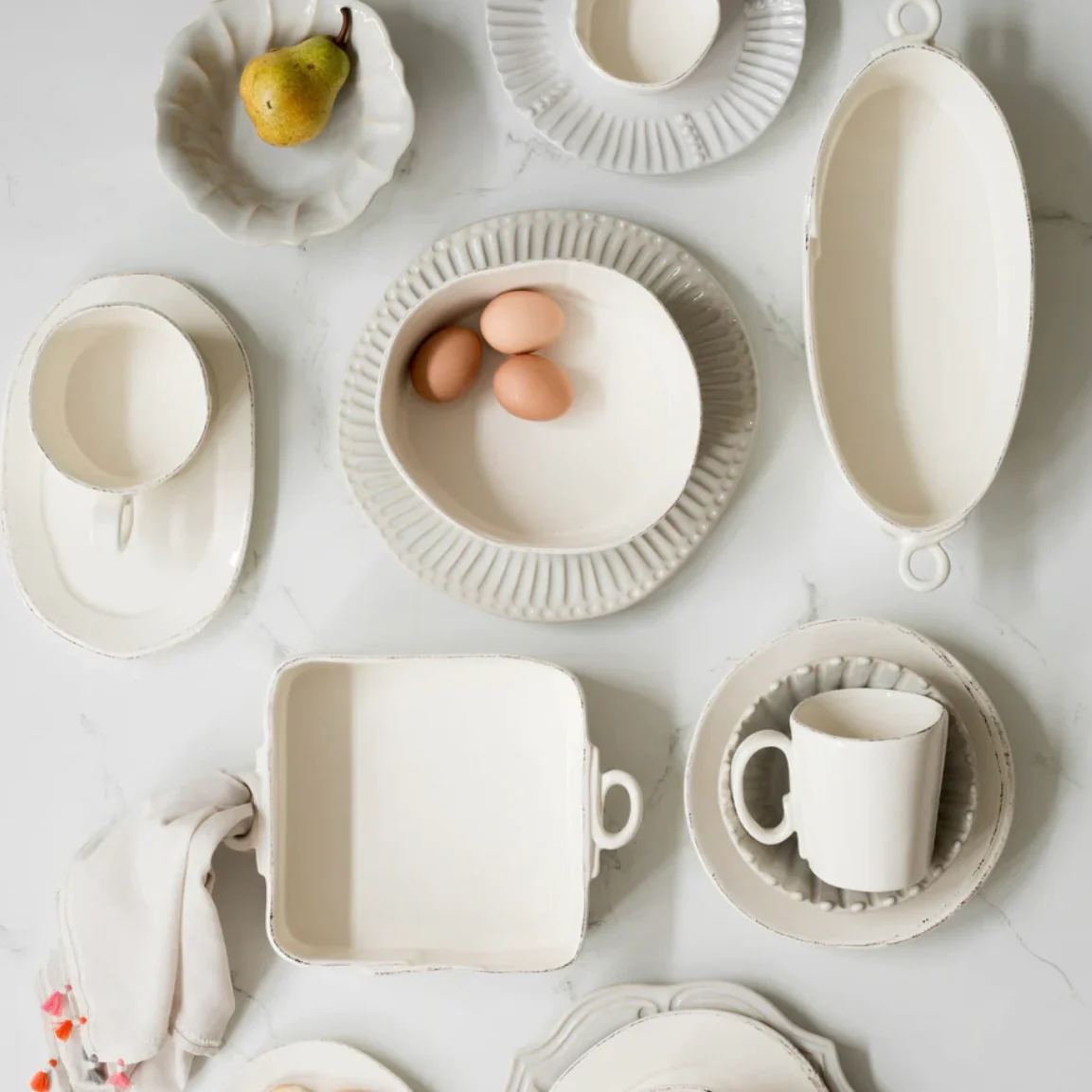 Vietri Lastra White Oval Tray ~ Handcrafted Italian Stoneware - Image 3