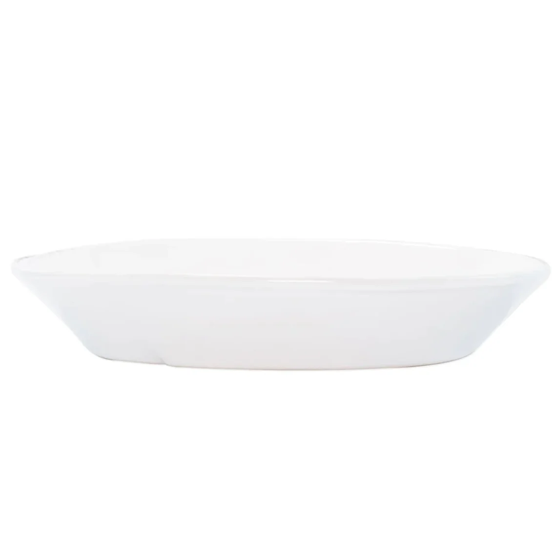 Vietri Lastra White Small Oval Baker ~ Handcrafted Italian Stoneware - Image 2