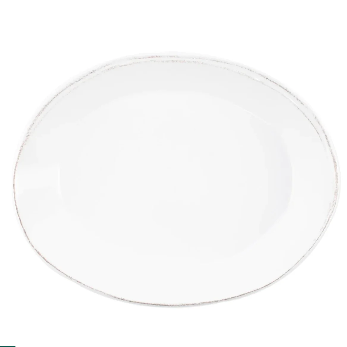 Vietri Lastra White Small Oval Baker ~ Handcrafted Italian Stoneware - Image 3