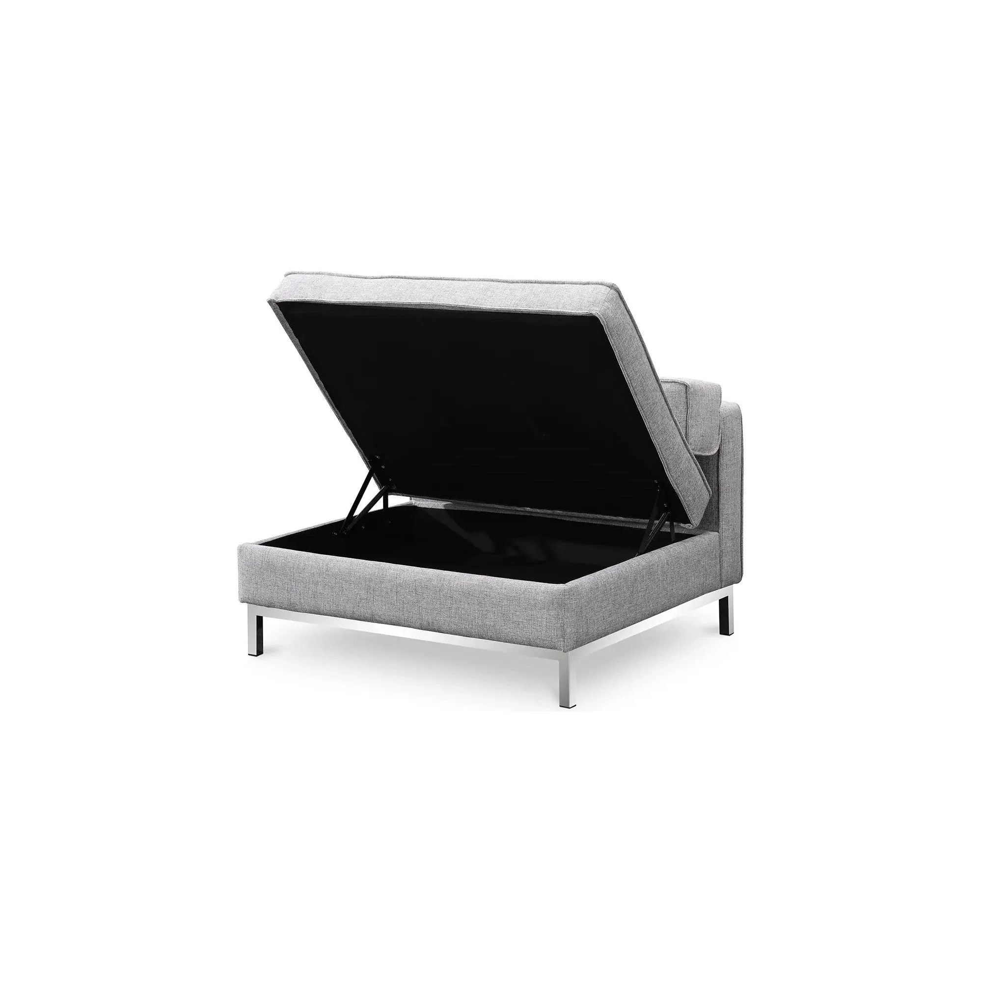 Moe’s Home Collection Covella Storage Ottoman - Image 3