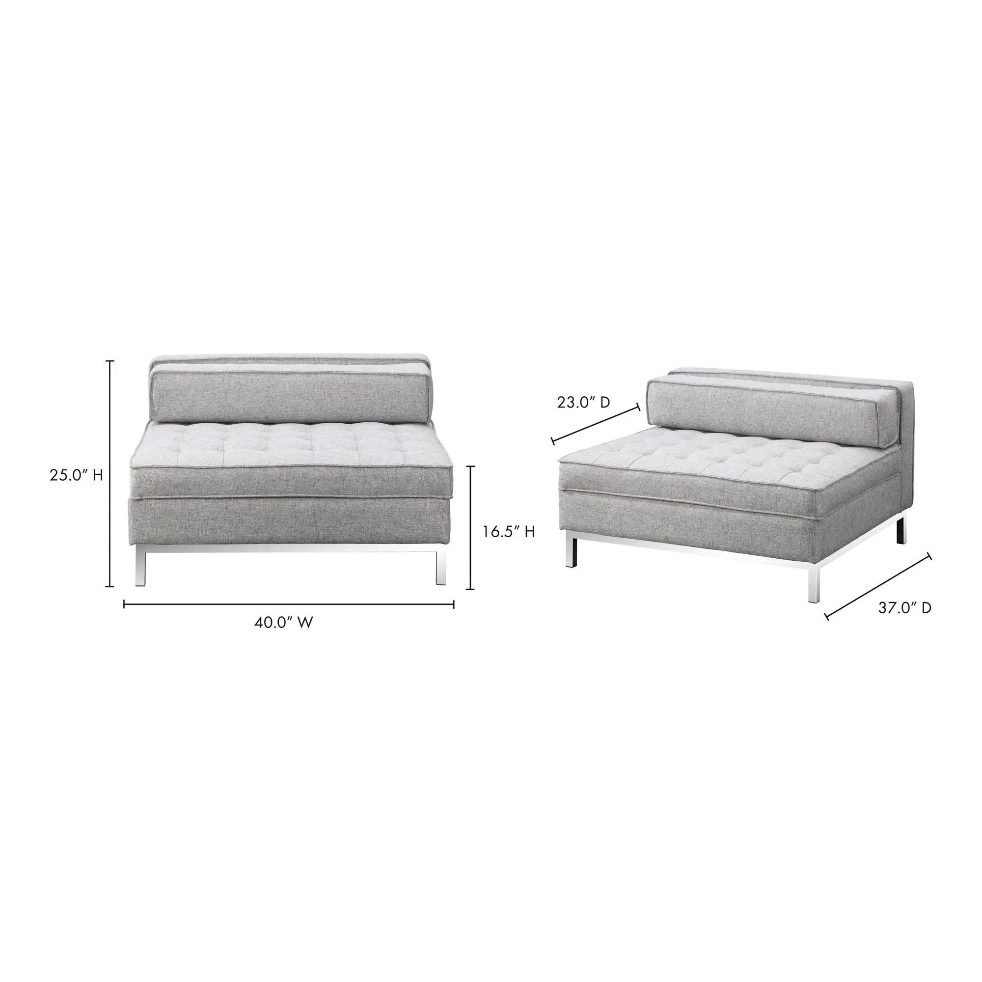 Moe’s Home Collection Covella Storage Ottoman - Image 6
