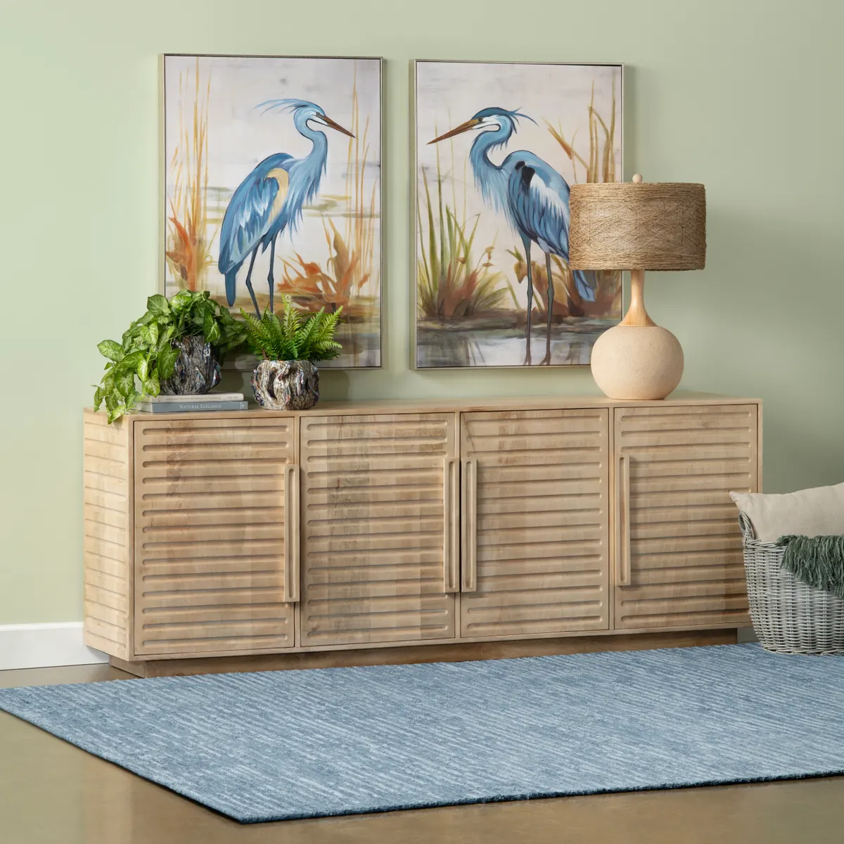 Crestview Collection Aqua Stance Wall Art ~ Set Of 2
