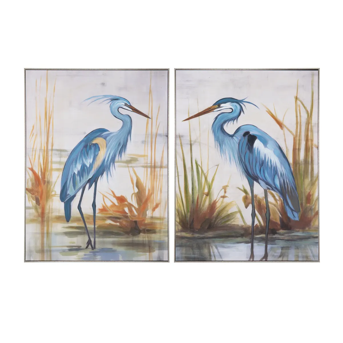 Crestview Collection Aqua Stance Wall Art ~ Set Of 2 - Image 2