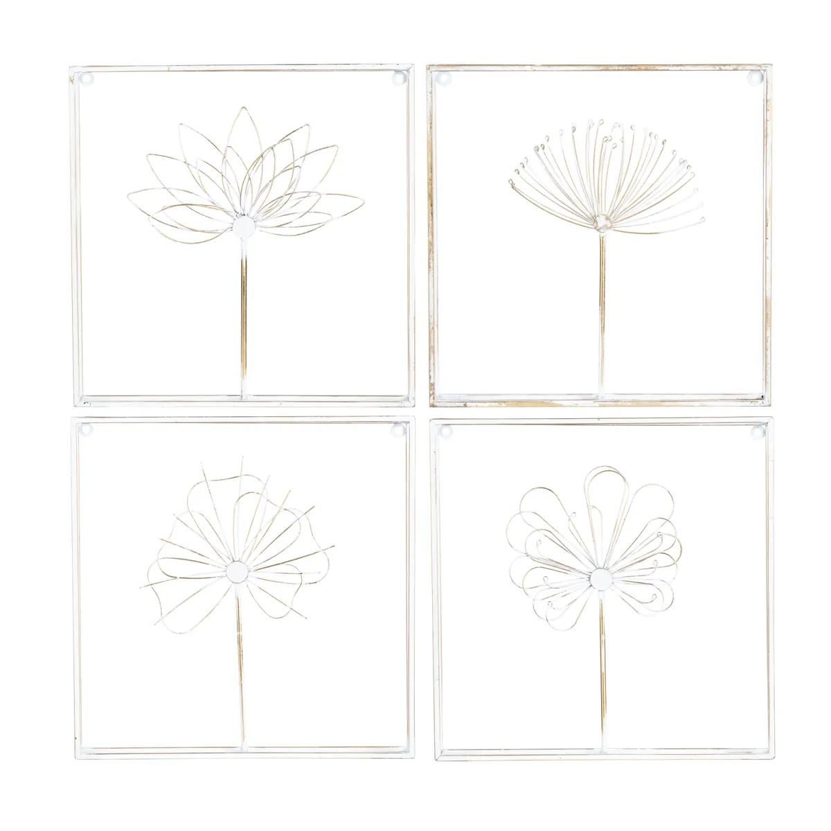 Crestview Collection Arabello Wall Art ~ Set Of 4 - Image 3