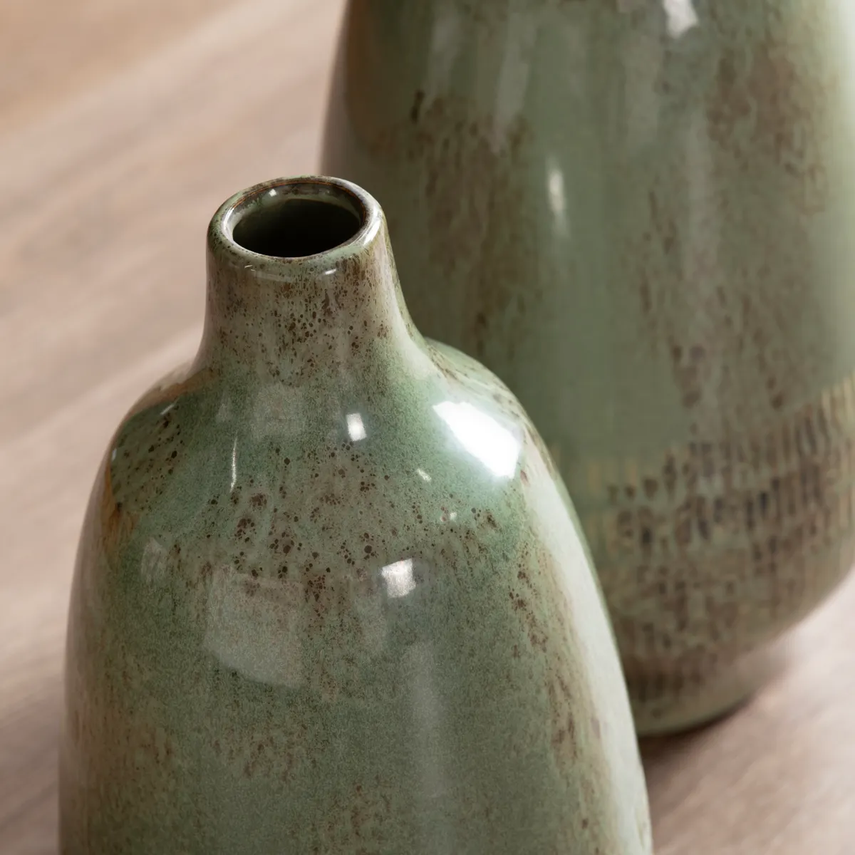 Crestview Collection Arden Green Vases ~ Set Of 2 - Image 5