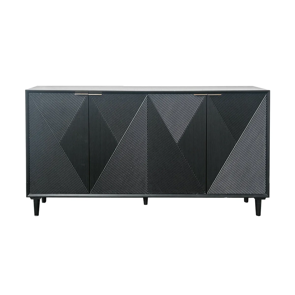 Crestview Collection Arvada Black Acacia Finish Sideboard - Image 2