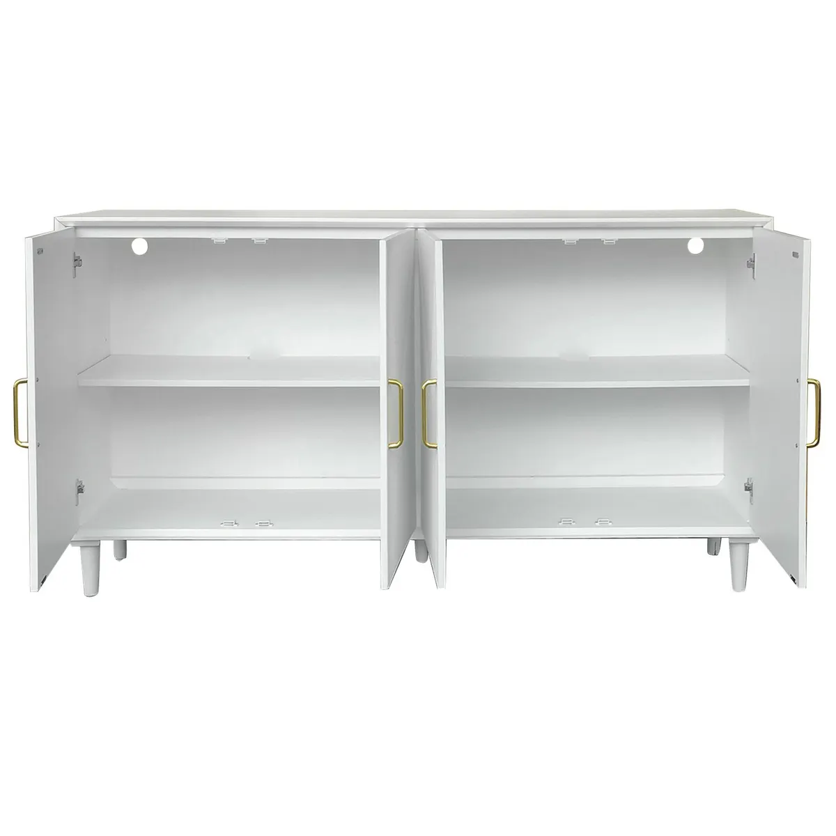 Crestview Collection Arvada White Acacia Finish Sideboard - Image 3