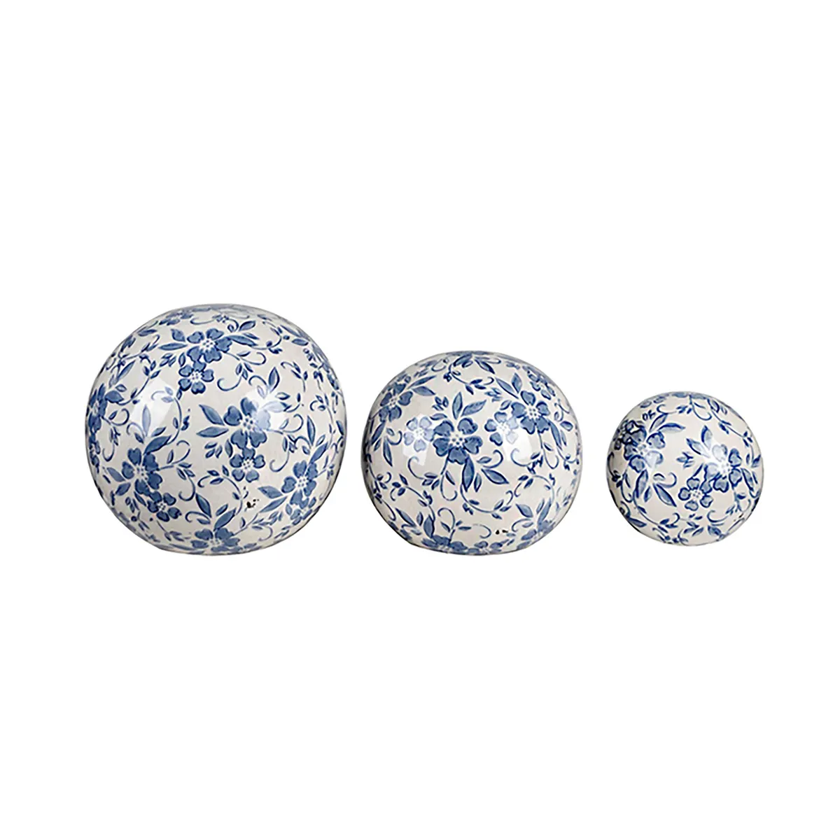Crestview Collection Asbury Sculptural Balls ~ Set Of 3