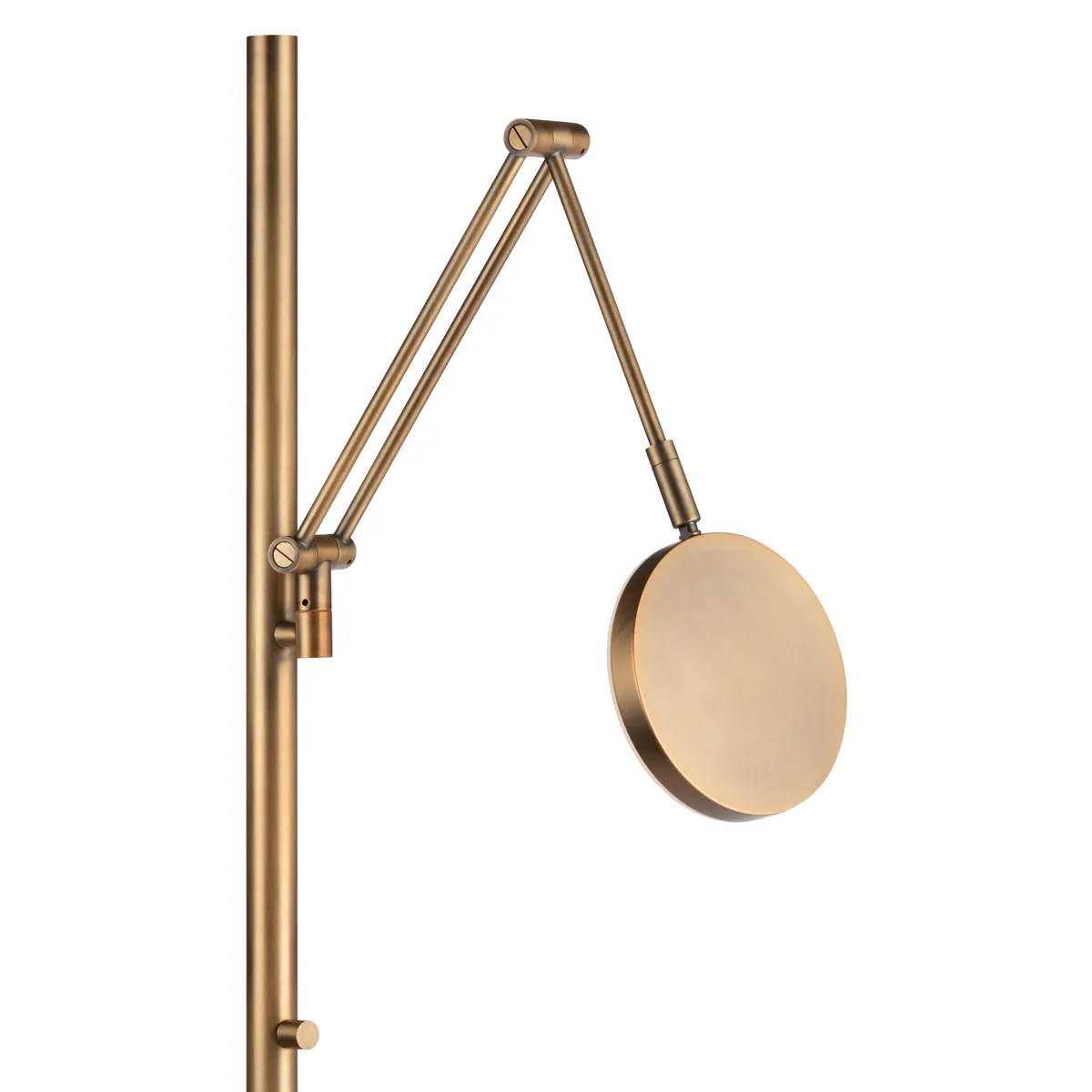 Crestview Collection Barlow Gold Floor Lamp - Image 2