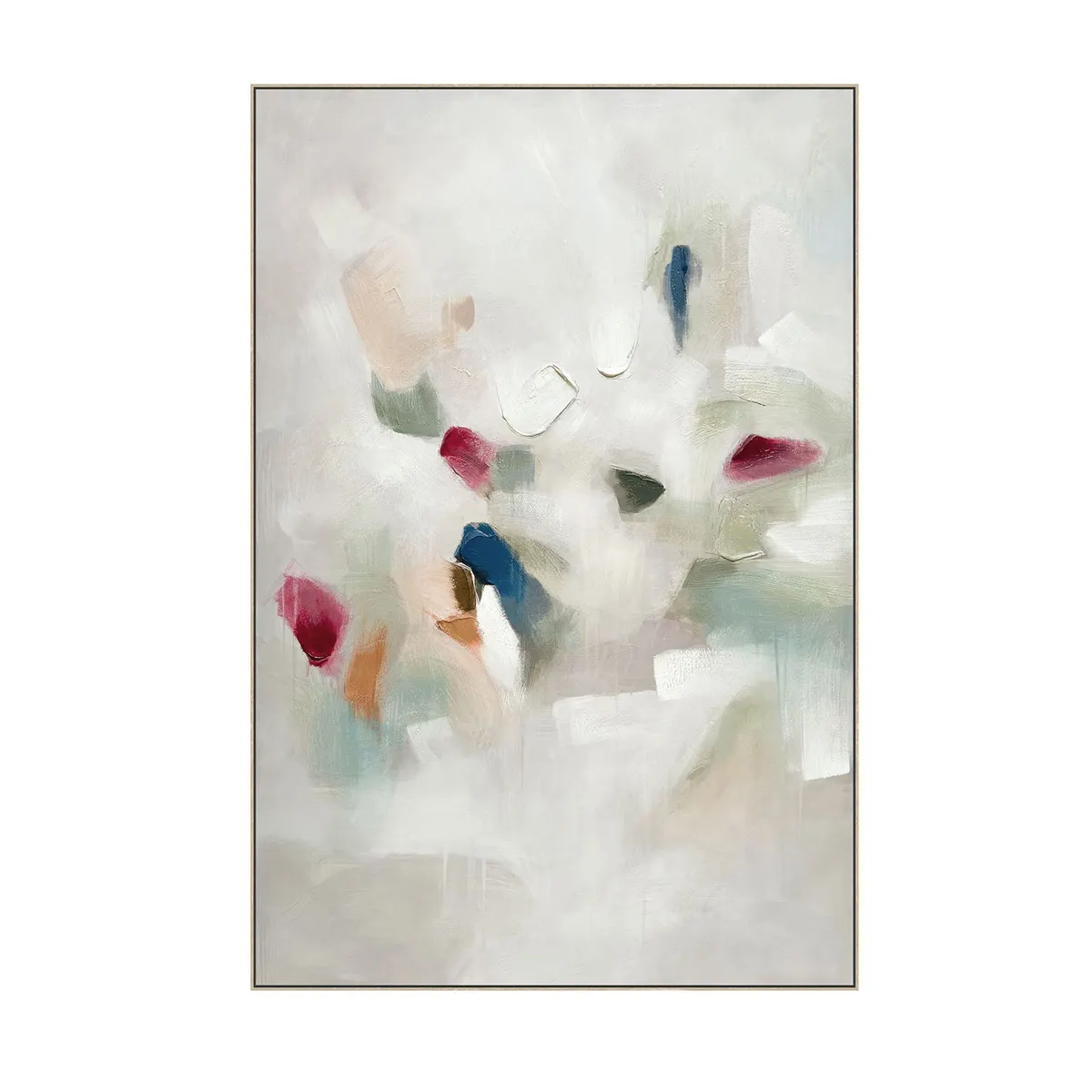 Crestview Collection Barlow Oversized Canvas Painted Wall Art - Image 2