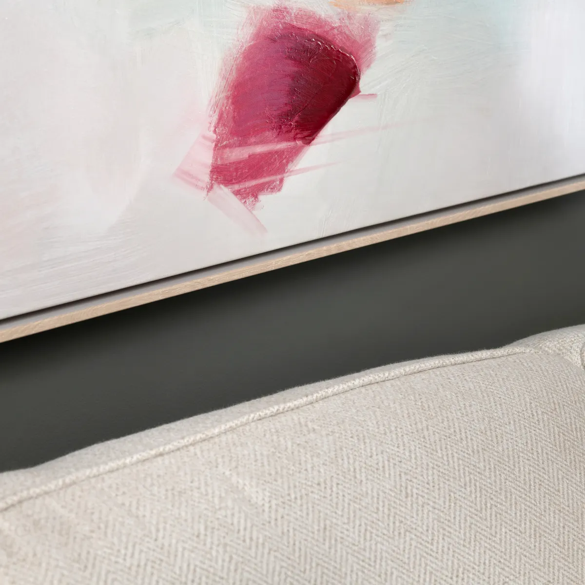 Crestview Collection Barlow Oversized Canvas Painted Wall Art - Image 3