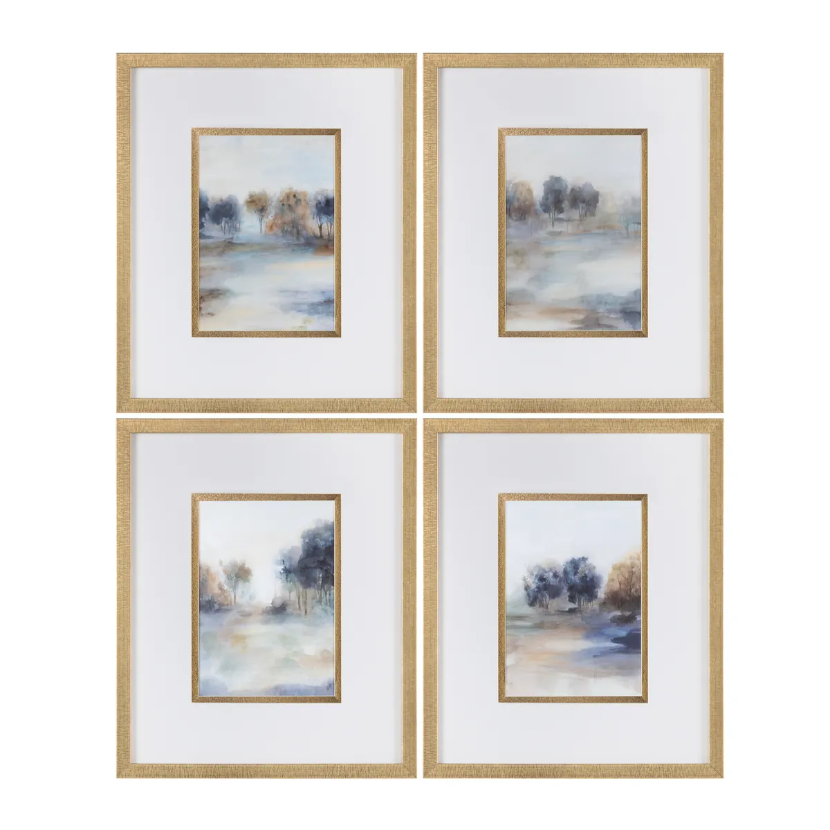 Crestview Collection Becket Wall Art ~ Set Of 4