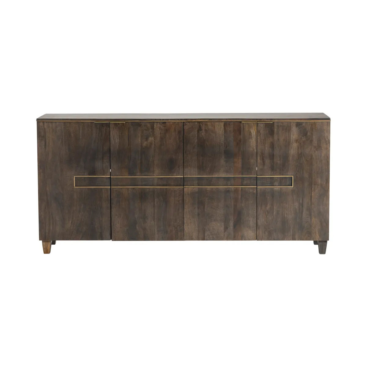 Crestview Collection Belle Meade Distressed Dark Brown Modern Sideboard - Image 3