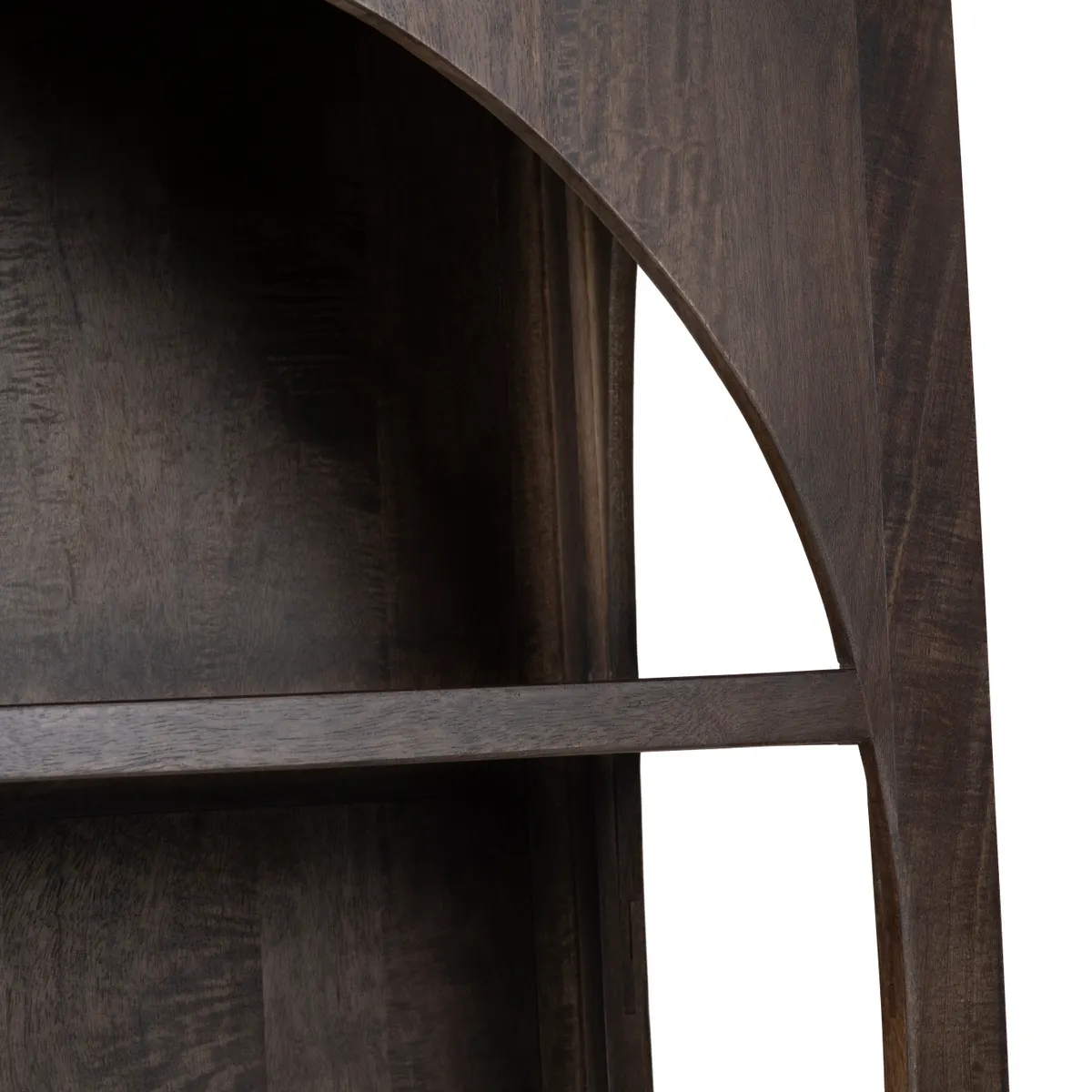 Crestview Collection Belmont Mango Wood Dark Brown Stain Finish Bookcase - Image 4