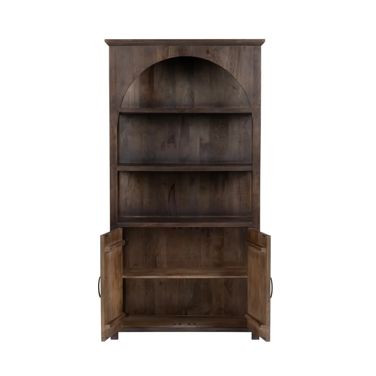 Crestview Collection Belmont Mango Wood Dark Brown Stain Finish Bookcase - Image 6