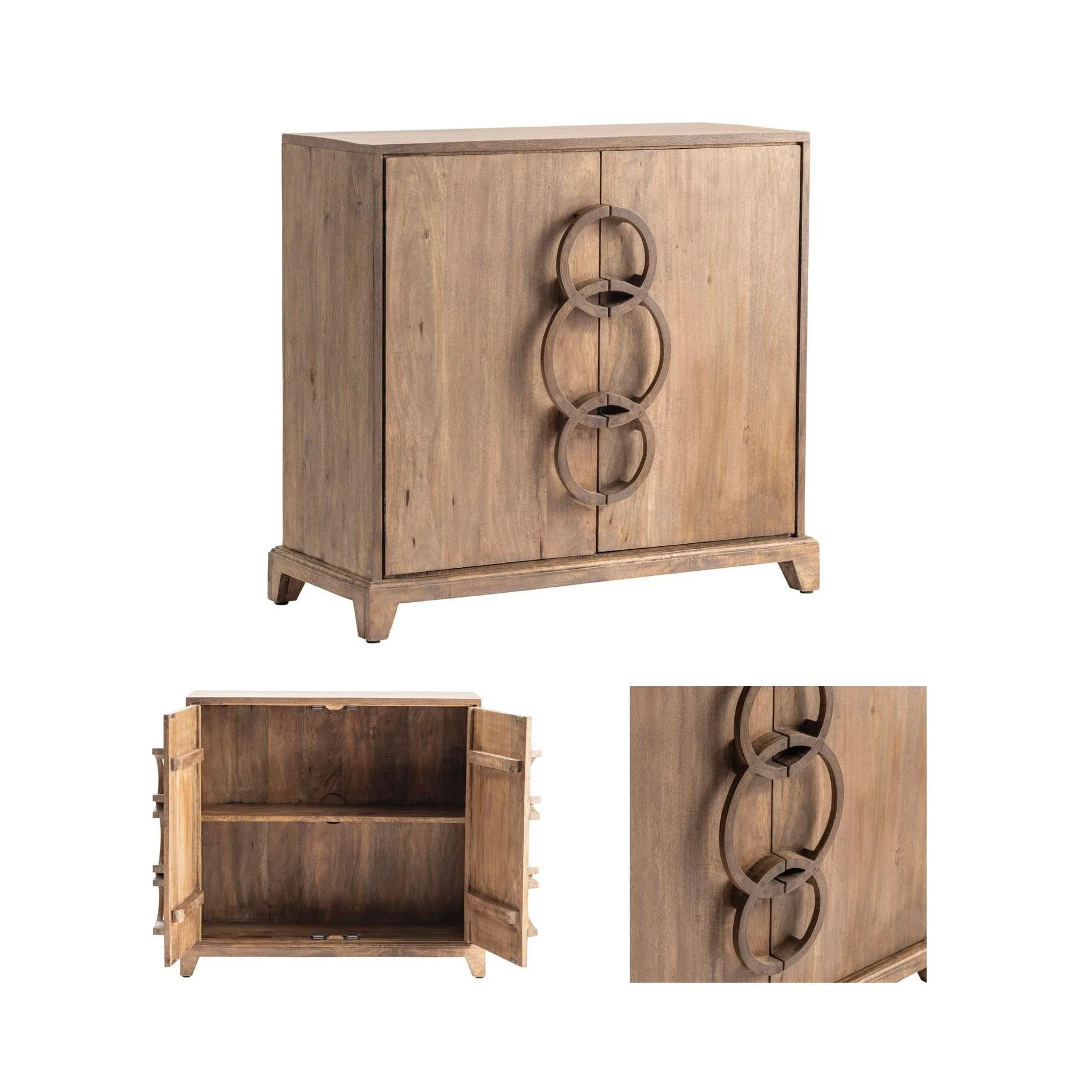Crestview Collection Bengal Manor 3 Ring Cabinet - Image 5