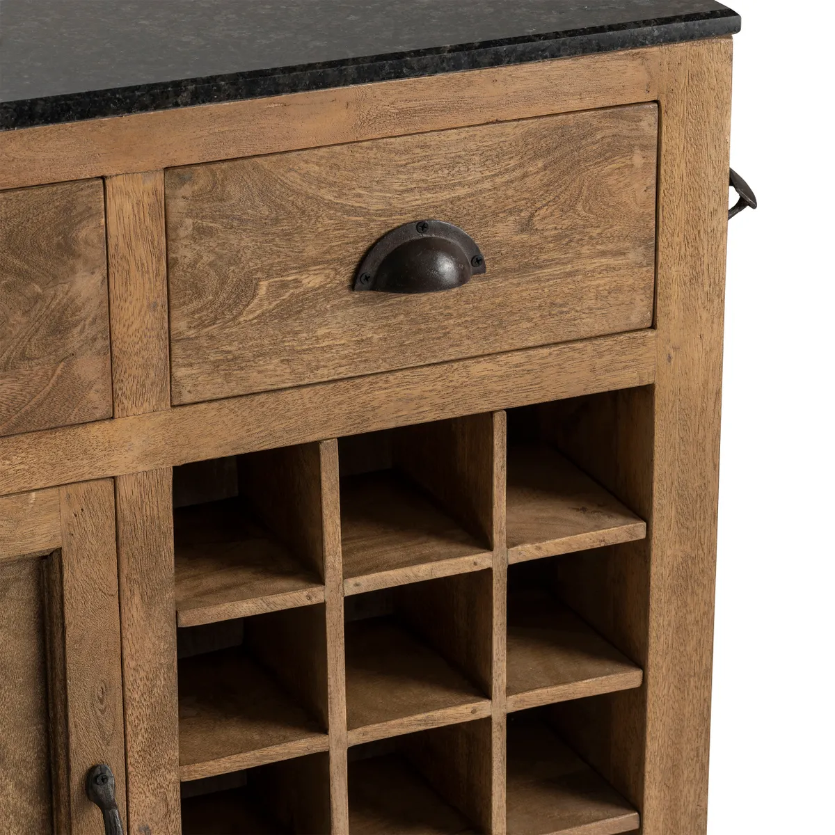 Crestview Collection Bengal Manor Weathered Mango Wood Island - Image 5