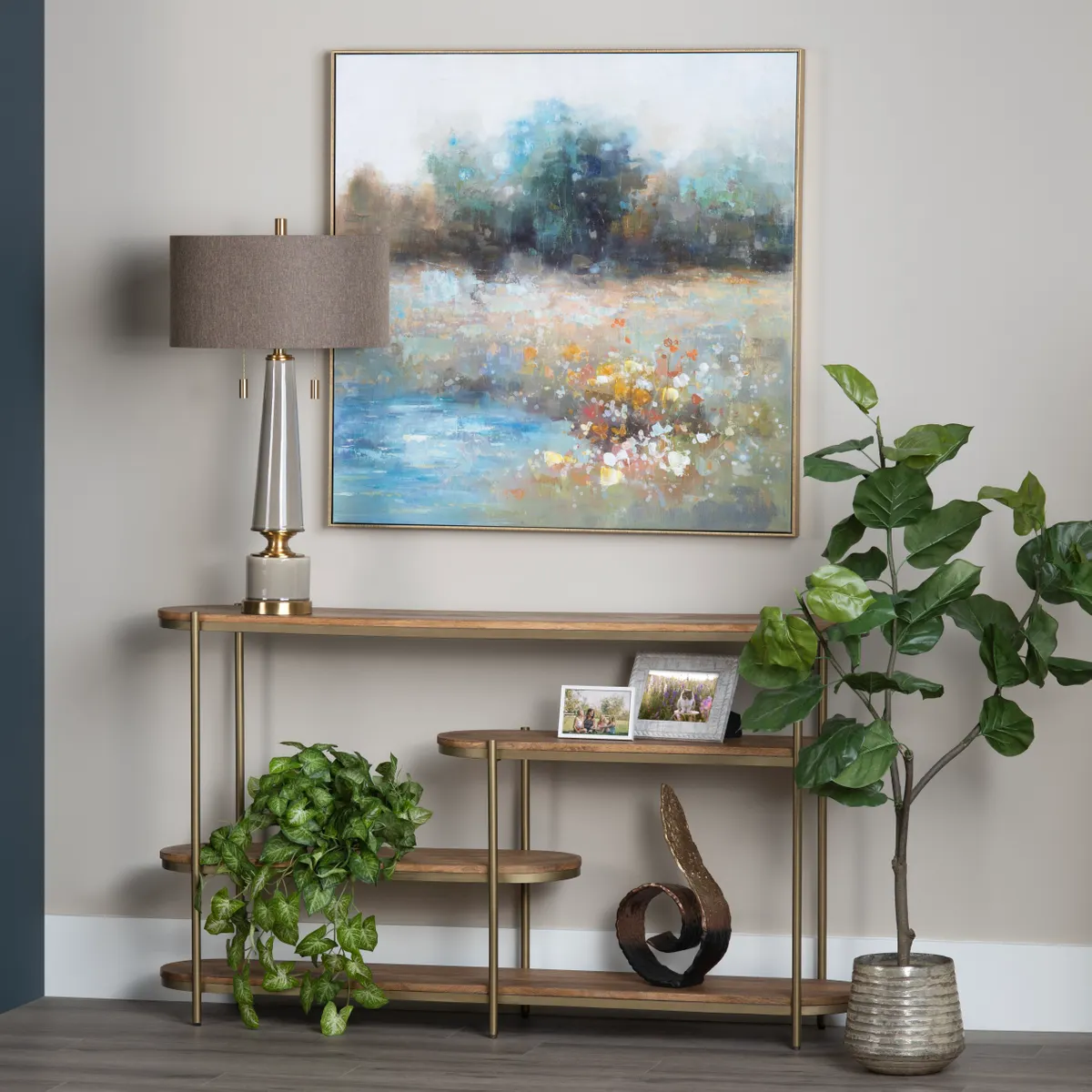 Crestview Collection Bettendorf Hand Painted Wall Art