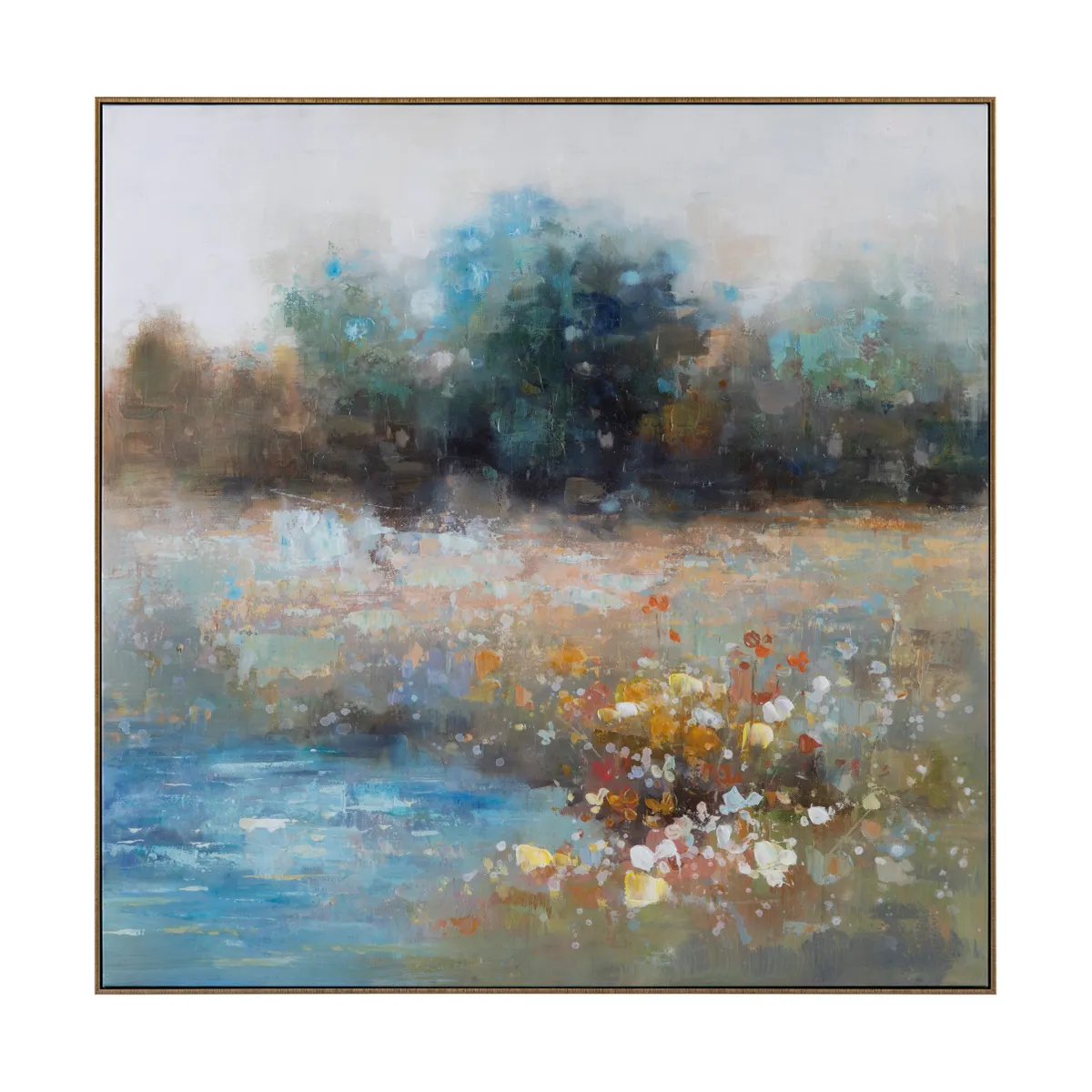 Crestview Collection Bettendorf Hand Painted Wall Art - Image 4