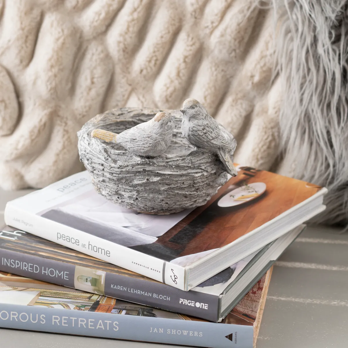 Crestview Collection Bird Nest Statue - Image 3