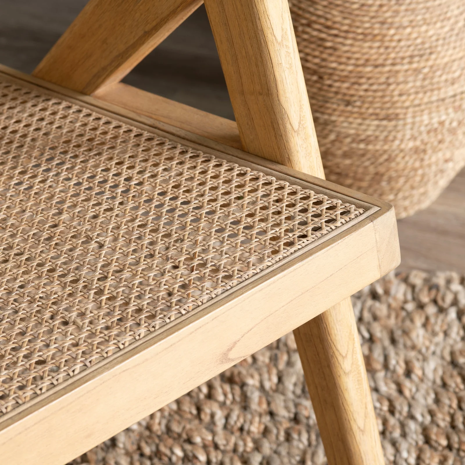 Crestview Collection Biscayne Mindi Wood Accent Chair - Image 5