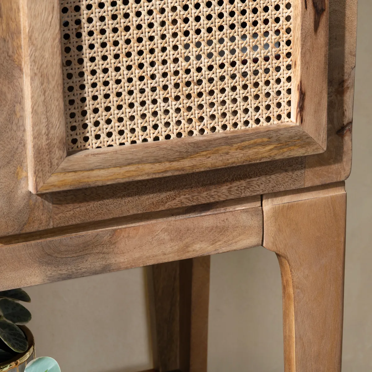 Crestview Collection Biscayne Mango Wood Bar Cabinet - Image 4
