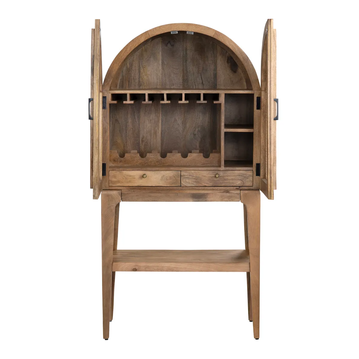Crestview Collection Biscayne Mango Wood Bar Cabinet - Image 5