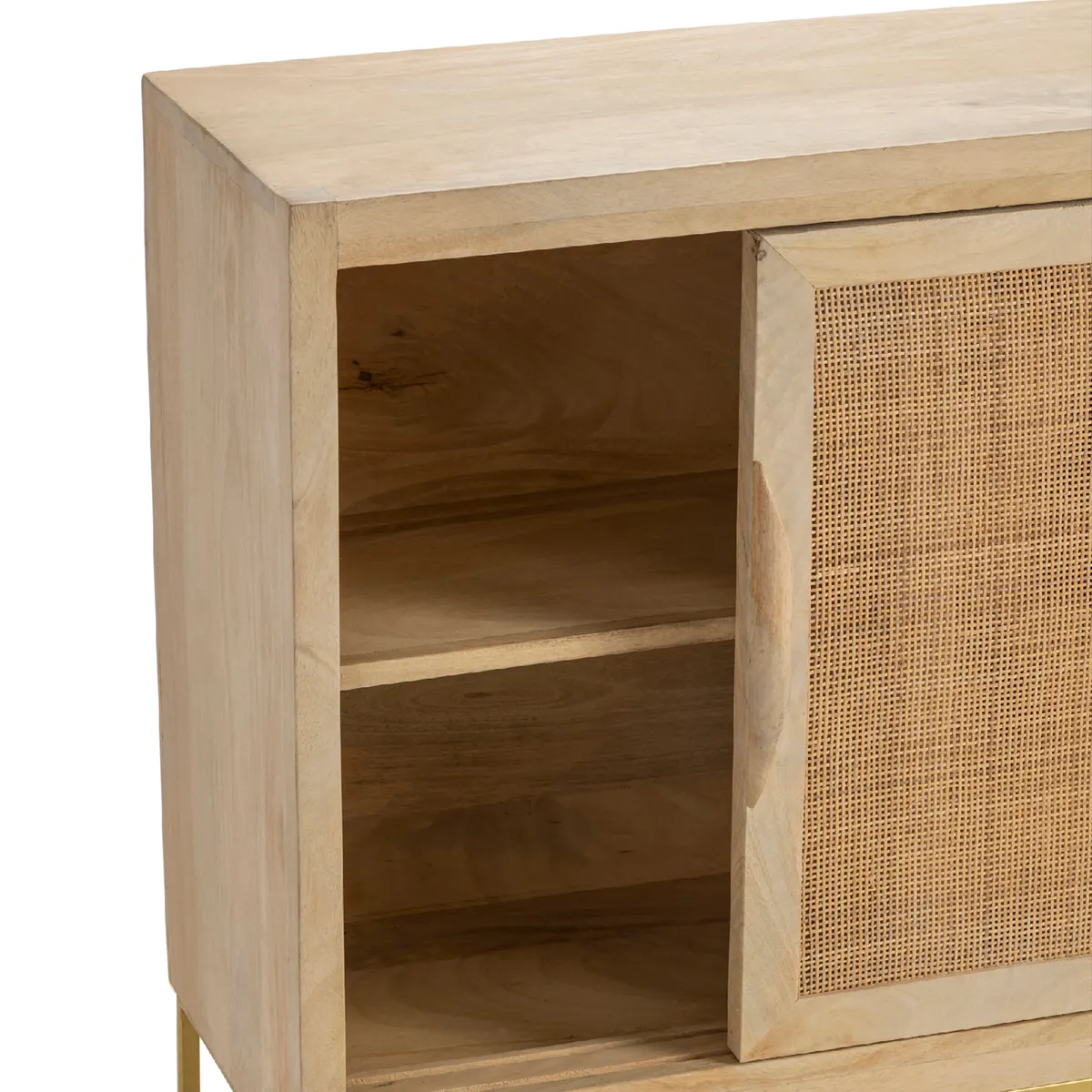 Crestview Collection Biscayne Woven Cane Sideboard - Image 4