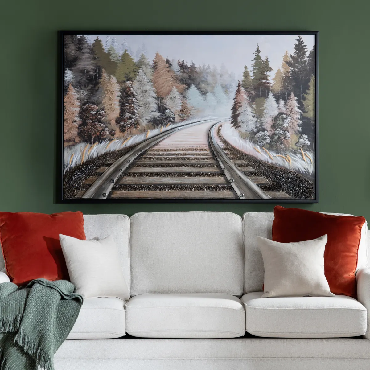 Crestview Collection Bismark Framed Canvas Wall Art