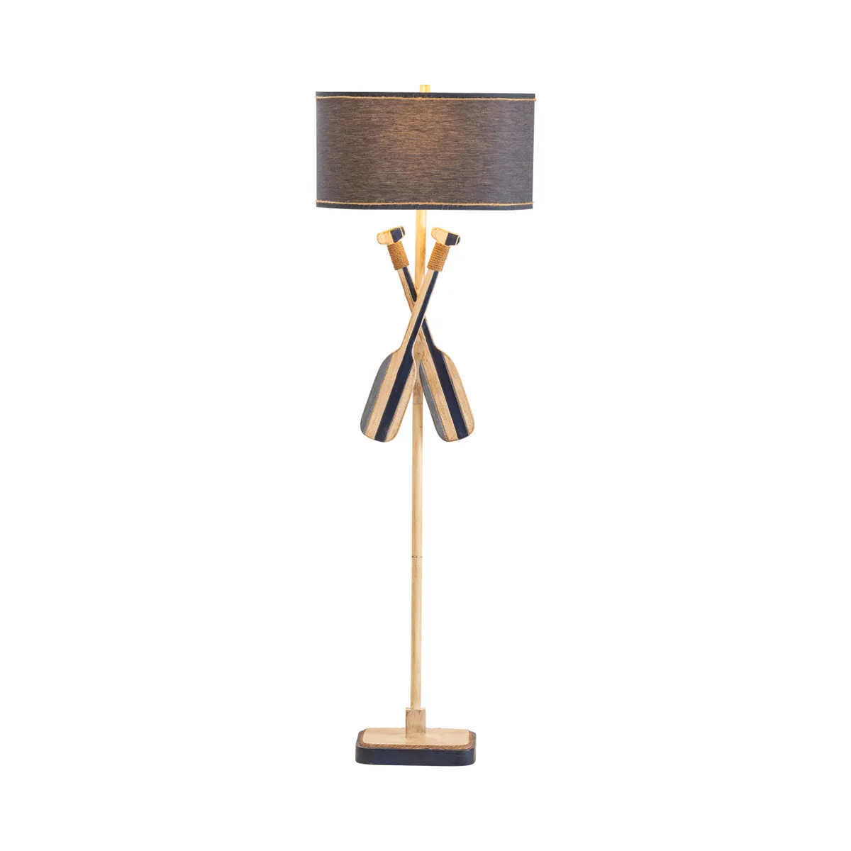 Crestview Collection Boat Ore Nautical Blue Floor Lamp - Image 2