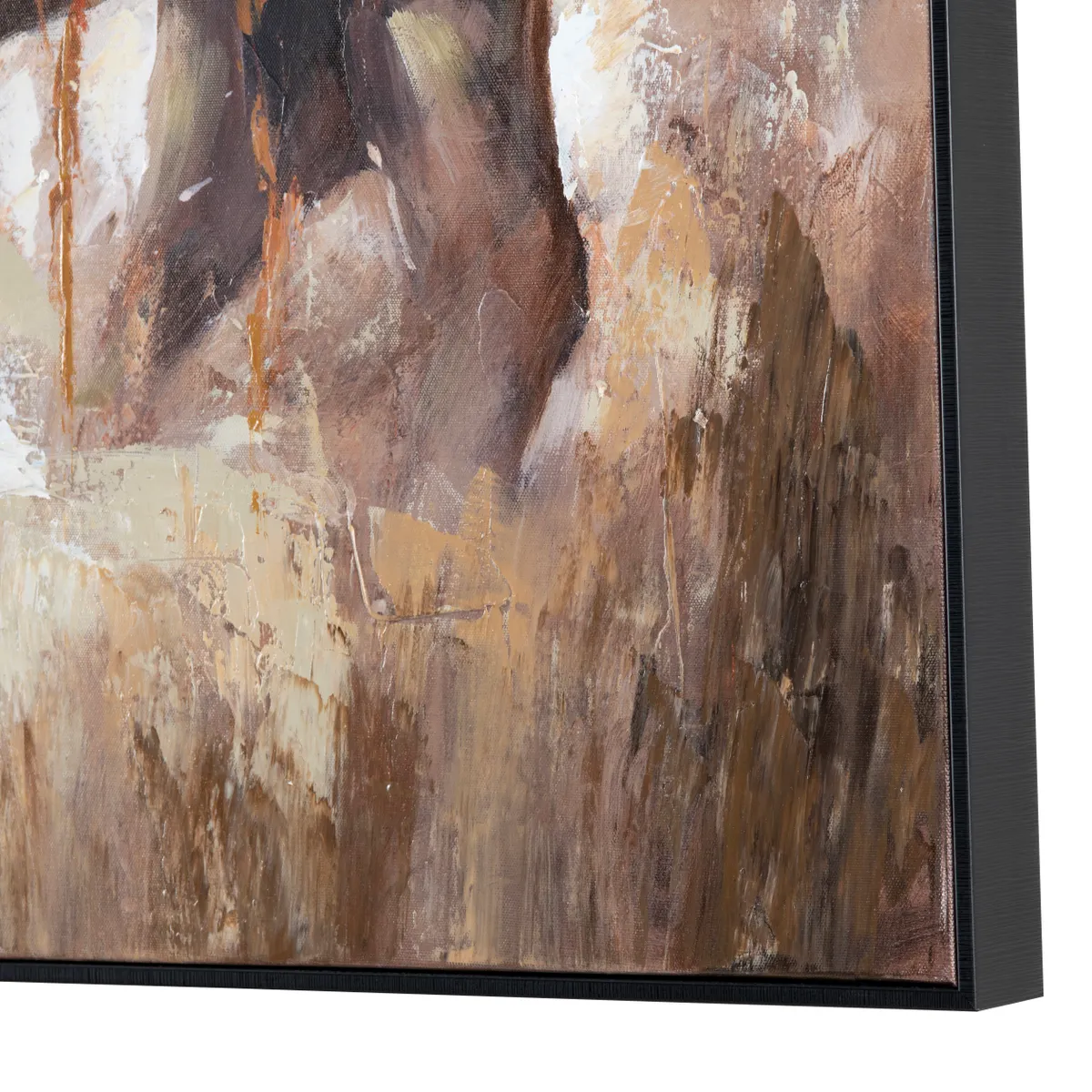 Crestview Collection Bolting Bison Hand Finished Wall Art - Image 4