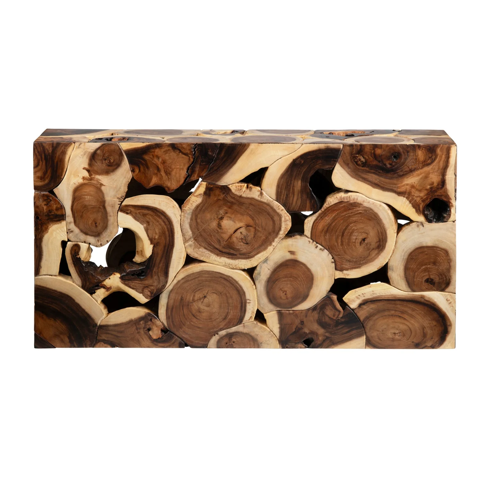 Crestview Collection Borneo Rustic Modern Console Table - Image 2