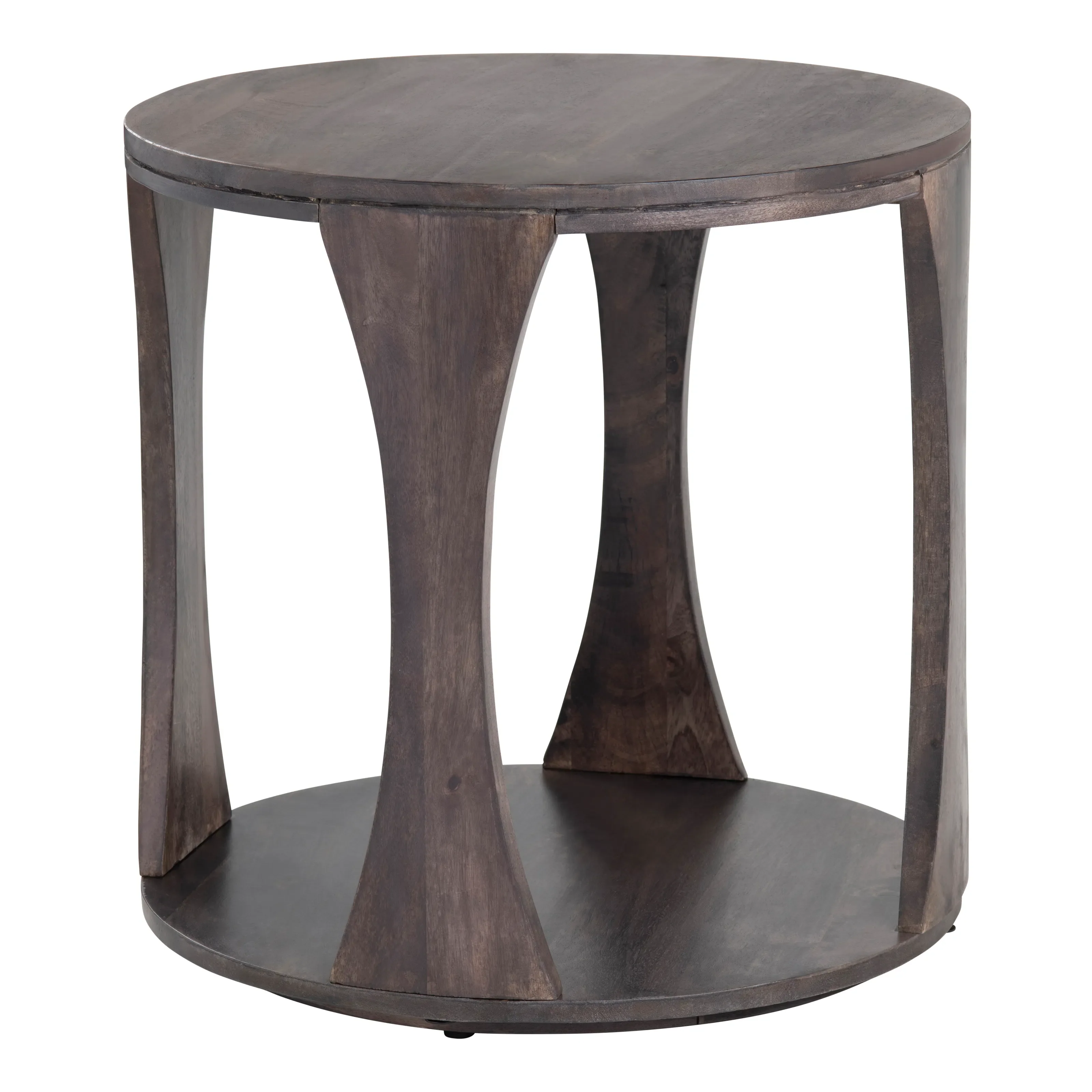 Crestview Collection Bowtie Contemporary Wood End Table - Image 2