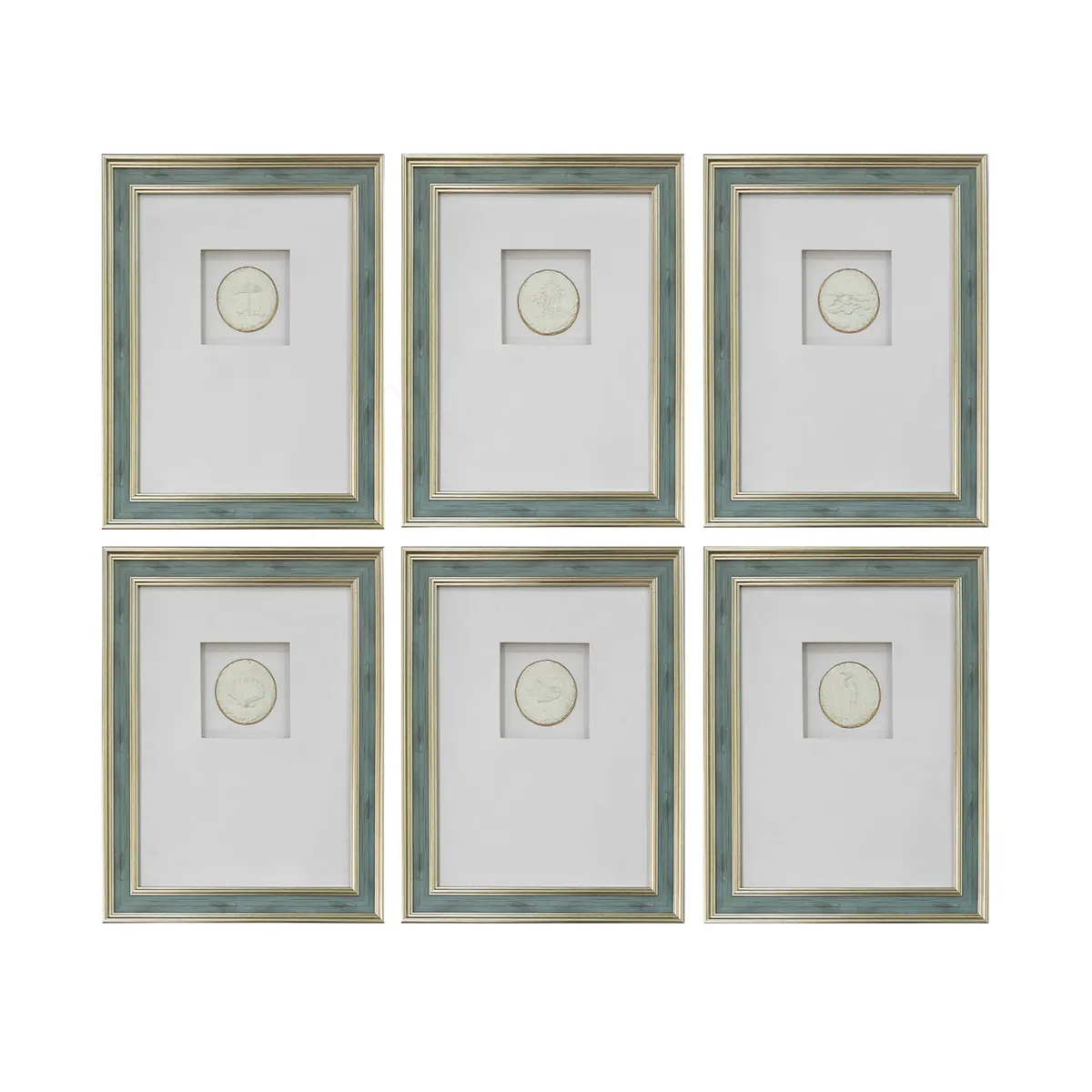 Crestview Collection Bradenton Wall Art ~ Set Of 6