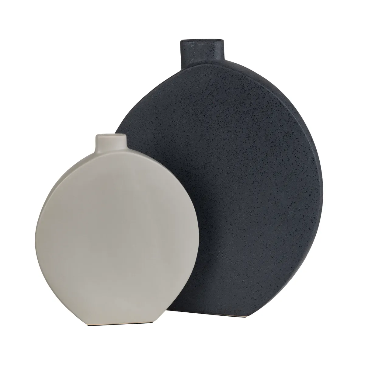Crestview Collection Braxton Ovoid Shaped Vases ~ Set Of 2 - Image 2