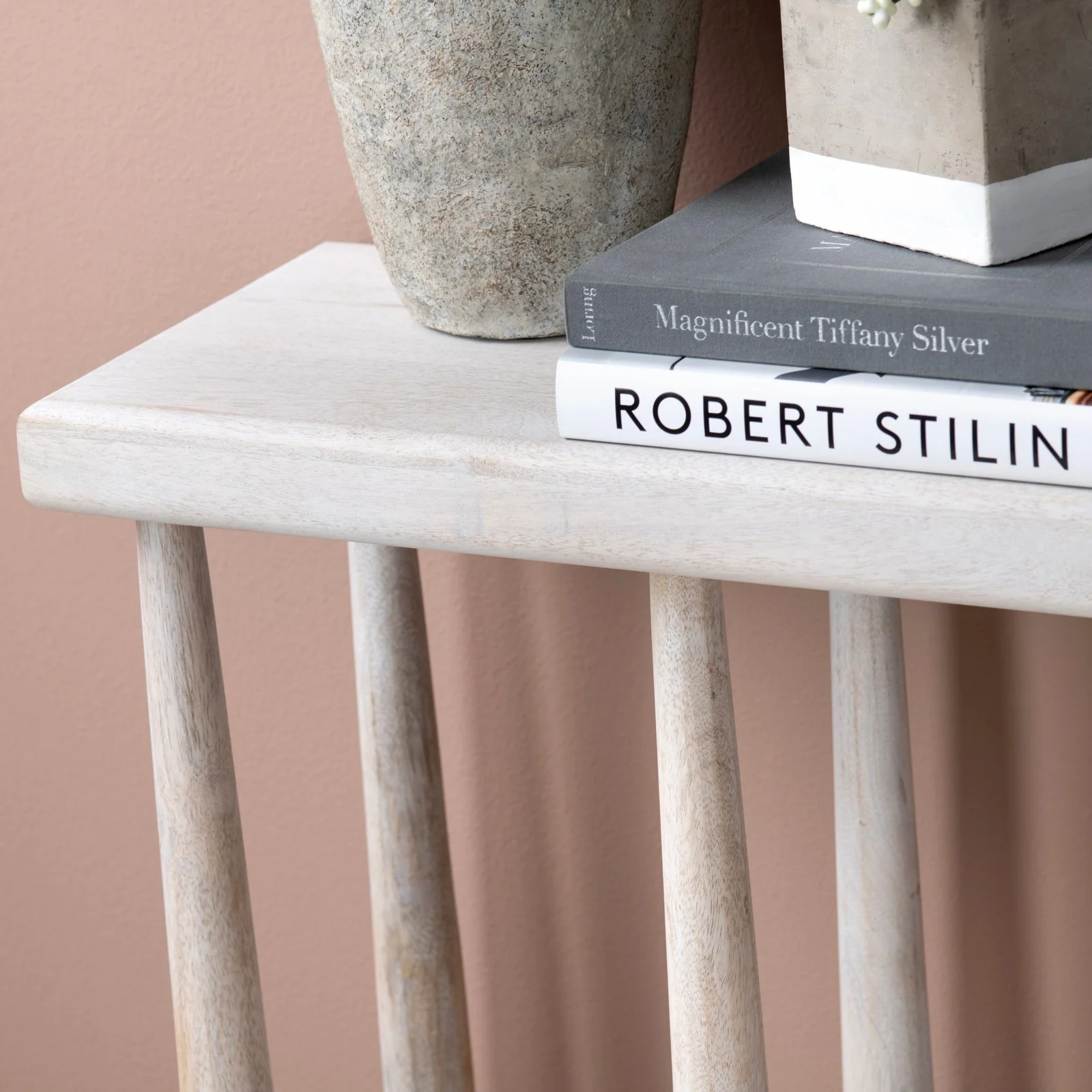 Crestview Collection Briarcliff White Console Table - Image 2