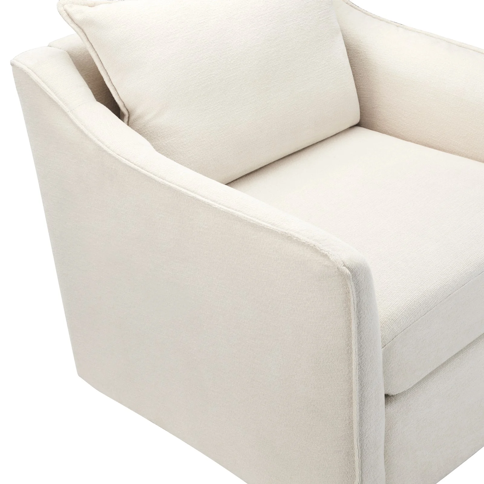 Crestview Collection Brooks White Accent Chair - Image 3