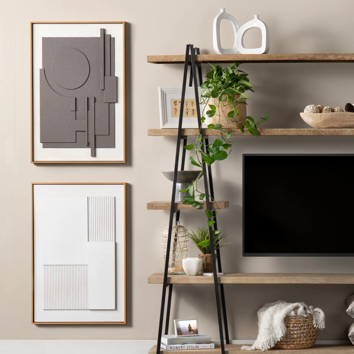 Crestview Collection Brookeridge 2 Wood Panel Wall Art