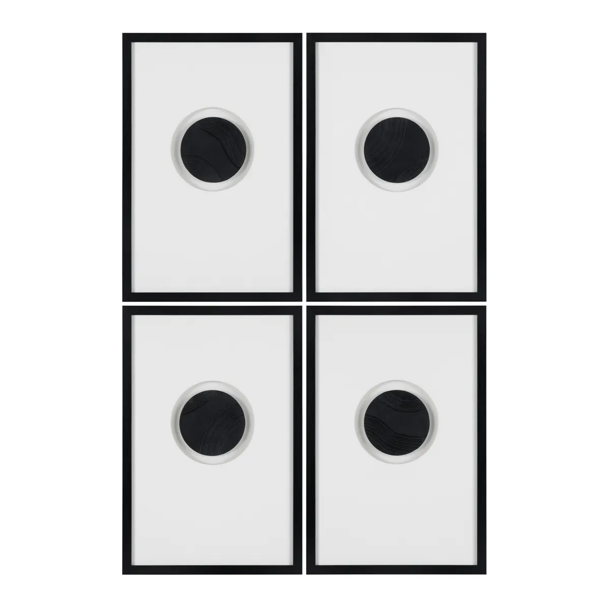 Crestview Collection Brookings Wall Art ~ Set Of 4